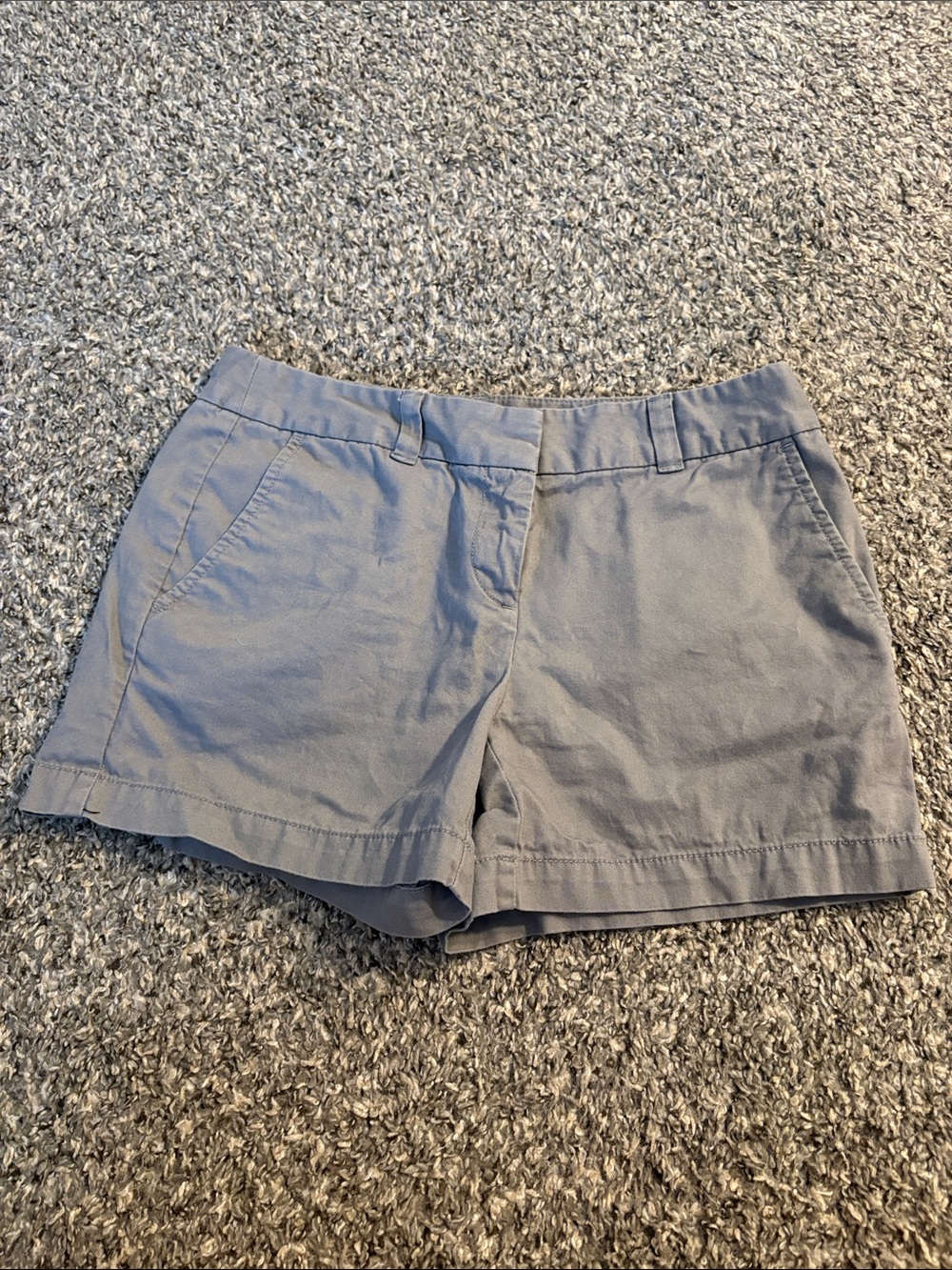 Classic Women's Gray Cotton Casual Shorts